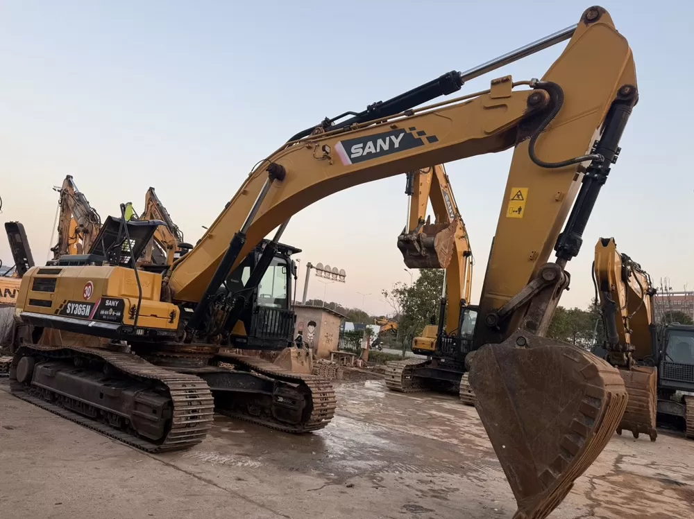 Used Secondhand Sany SY365H excavator aptum ad fabricam et fodienda machinam